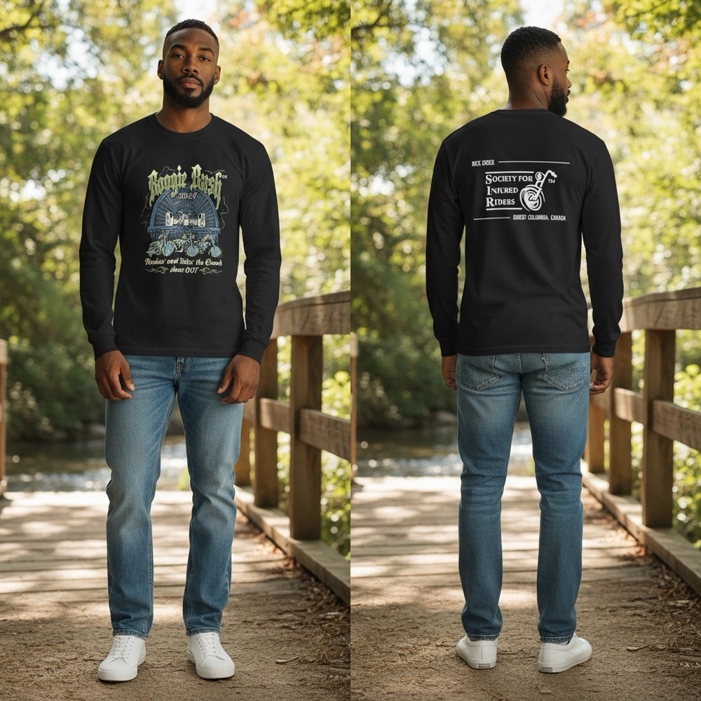 🏍️ ATC Long Sleeve Artwork Men's T-Shirt #388